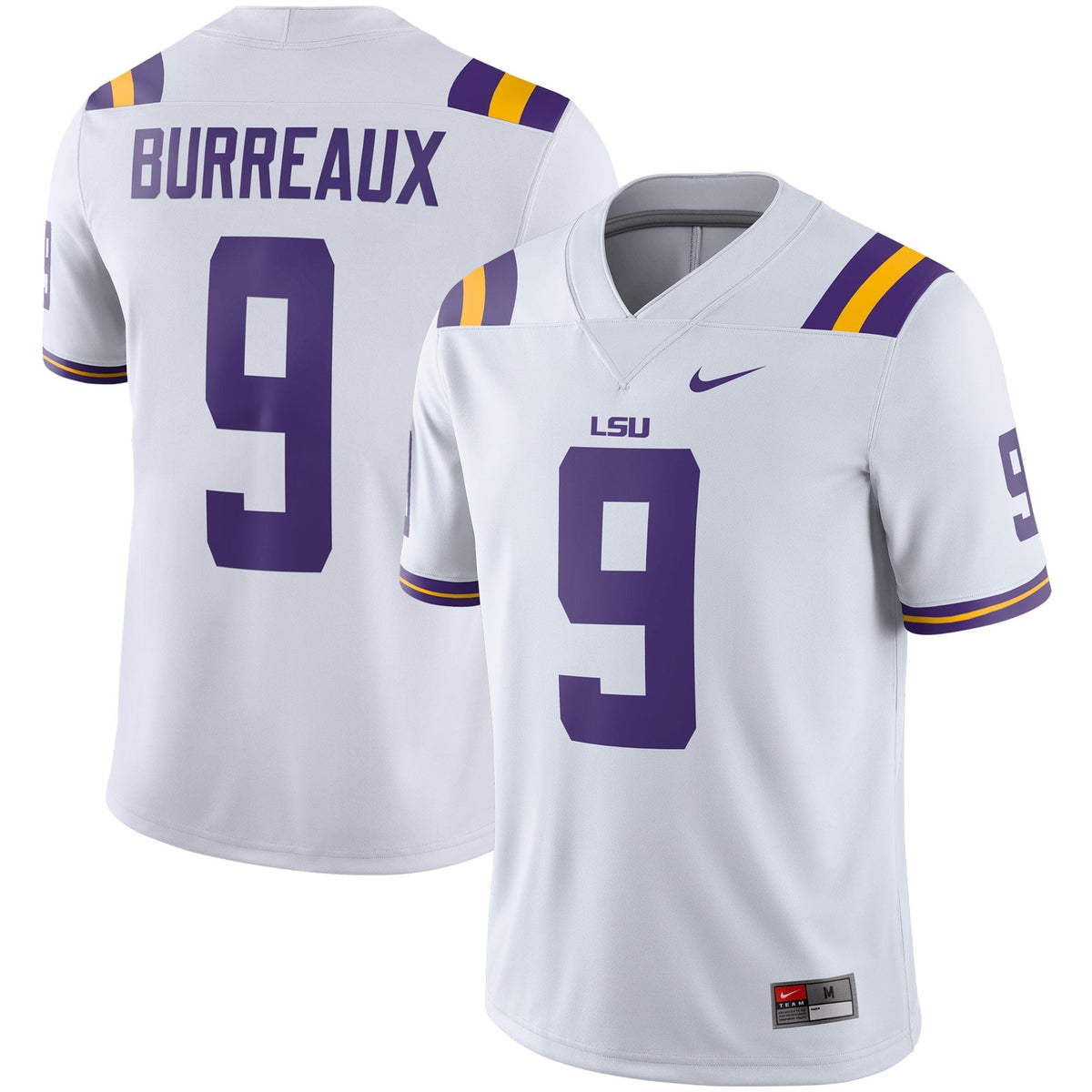Joe Burreaux LSU Tigers Alumni Jersey - White product image 1