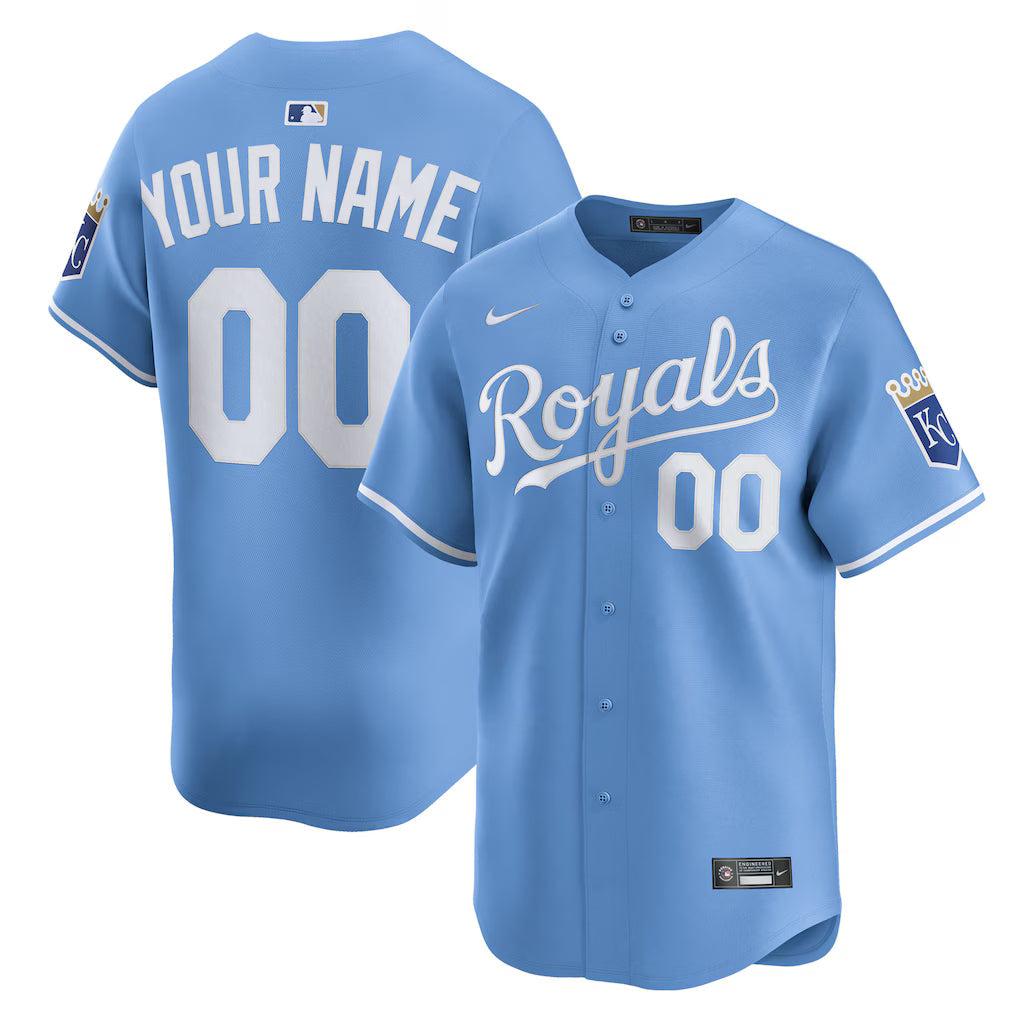 Custom Kansas City Royals Alternate Jersey - Light Blue product image 1