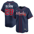 Matt Olson Atlanta Braves Alternate Limited Jersey - Navy product image 1