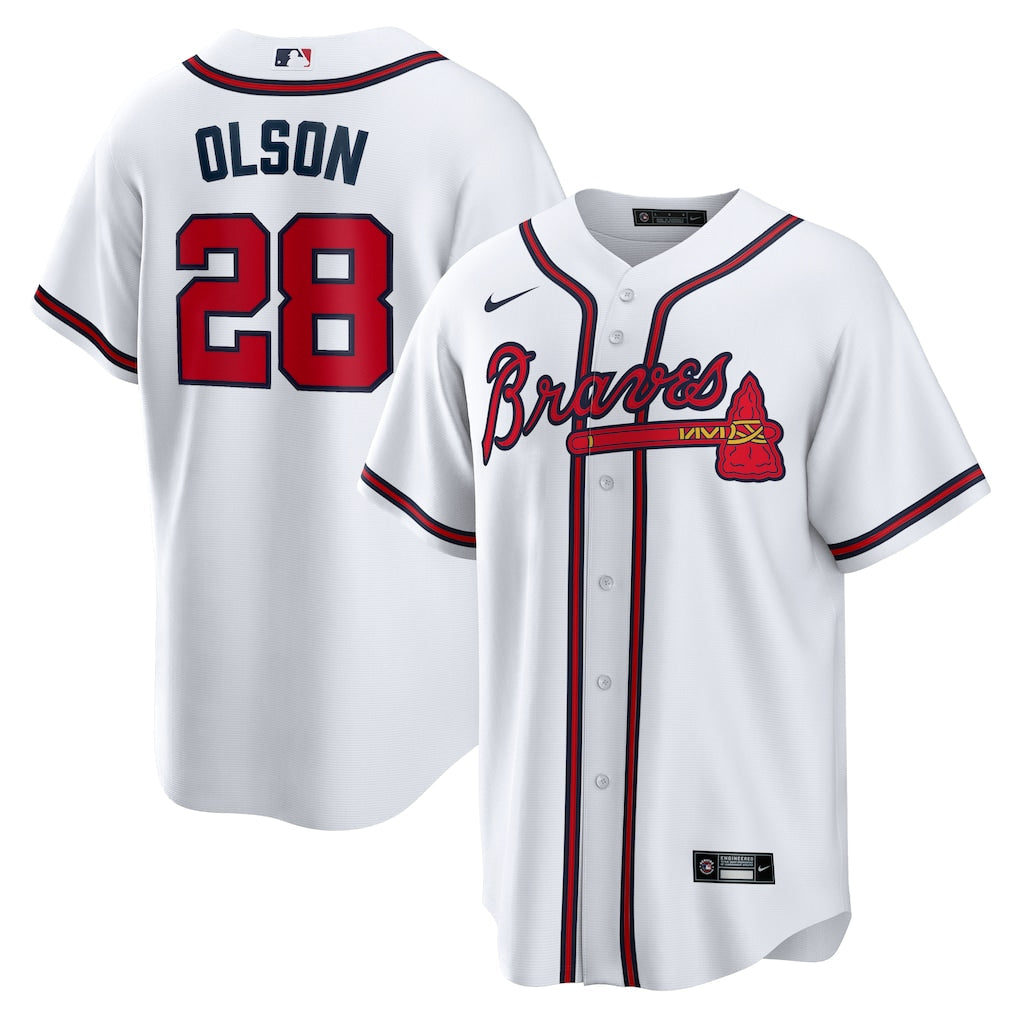 Matt Olson Atlanta Braves Home Jersey - White product image 1