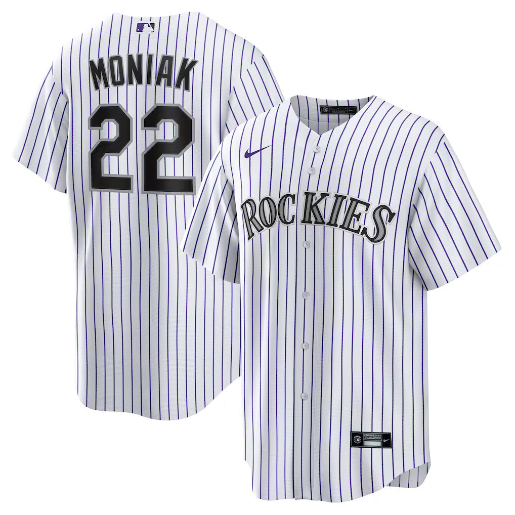 Mickey Moniak Colorado Rockies Home Jersey - White product image 1