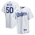 Mookie Betts Los Angeles Dodgers Home Player Jersey - White product image 1