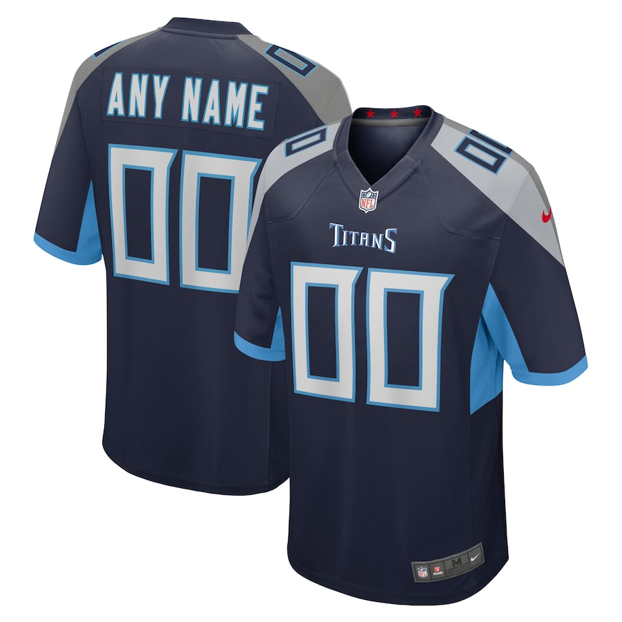 Custom Tennessee Titans Jersey - Navy product image 1