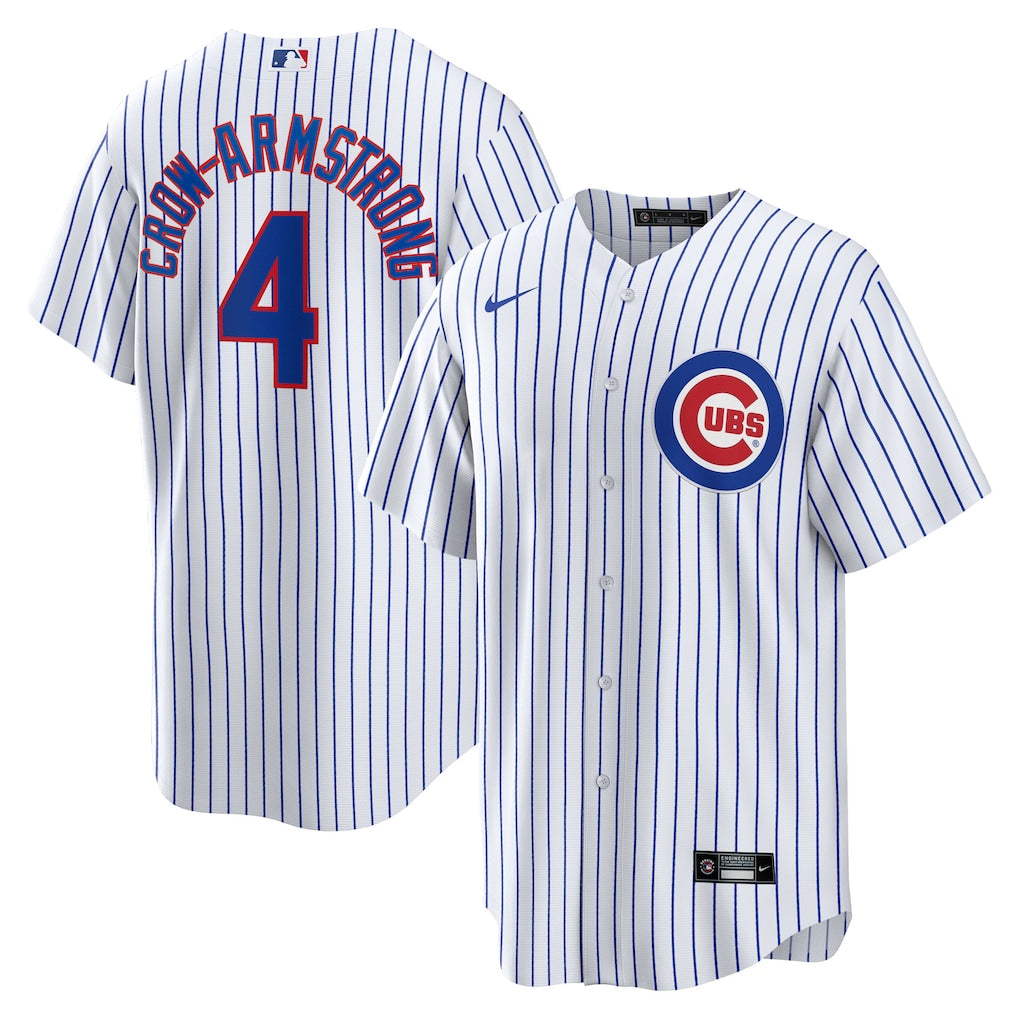 Pete Crow-Armstrong Chicago Cubs Home Jersey - White product image 1