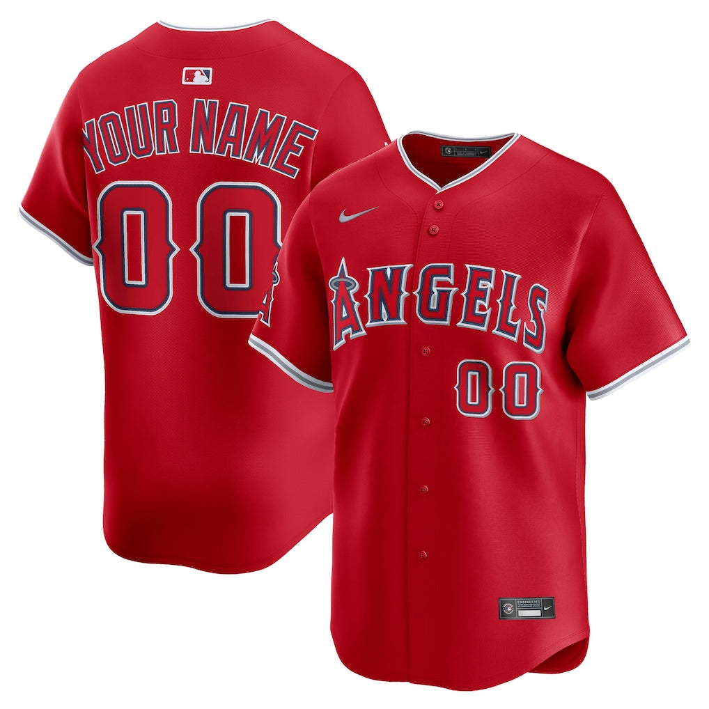 Custom Los Angeles Angels Alternate Jersey - Red product image 1
