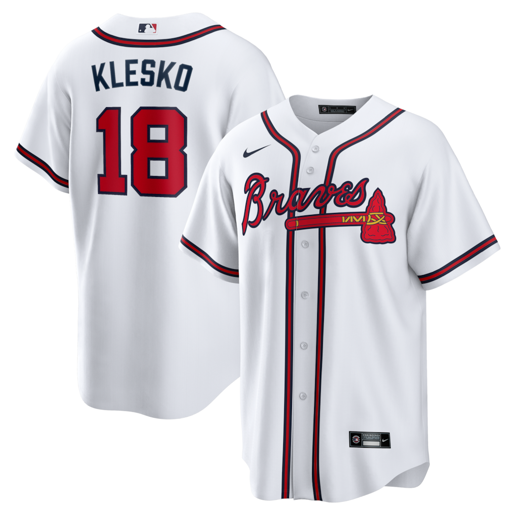 Ryan Klesko Atlanta Braves Home Retired Player Jersey product image 1