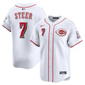 Spencer Steer Cincinnati Reds Home Jersey - White product image 1