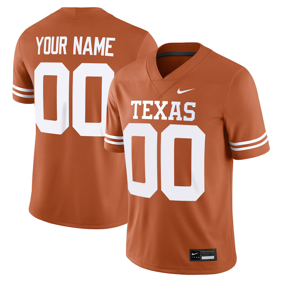 Custom Texas Longhorns Jersey - Orange product image 1
