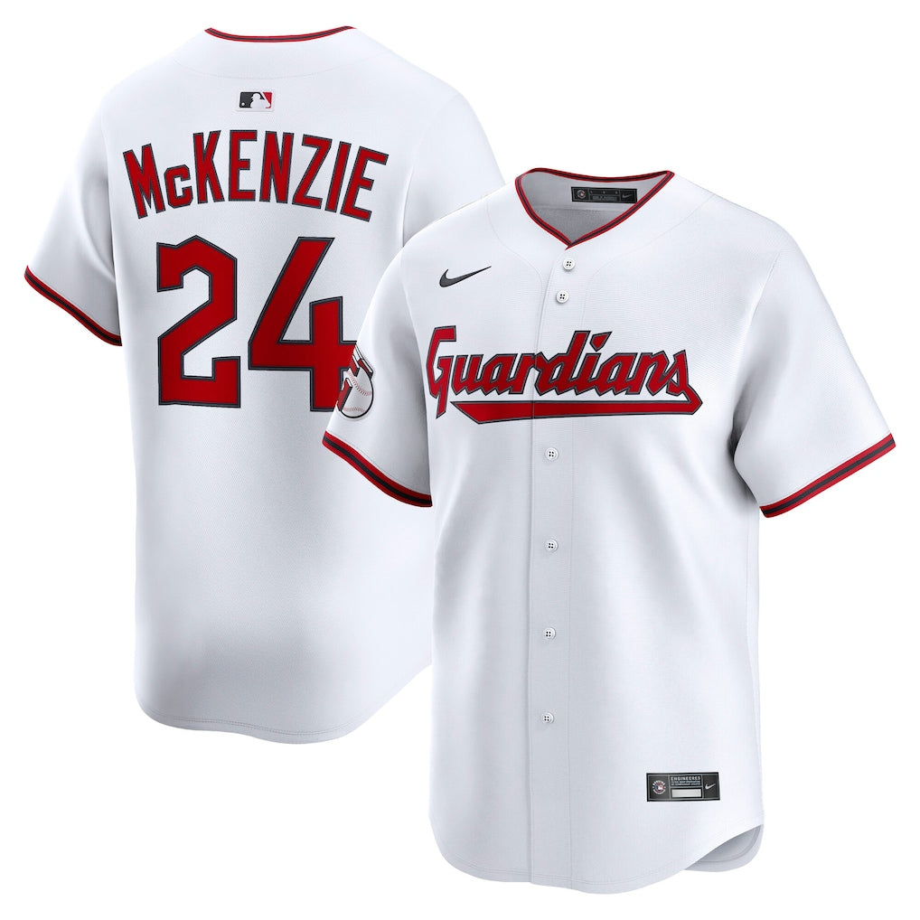 Triston McKenzie Cleveland Guardians Home Jersey - White product image 1