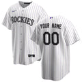 Custom Colorado Rockies Home Jersey - White product image 1