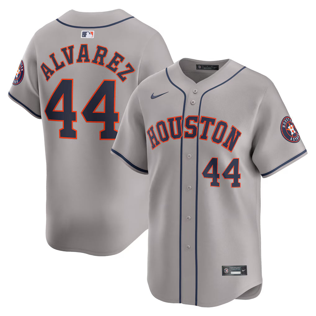 Yordan Alvarez Houston Astros Away Jersey - Gray product image 1