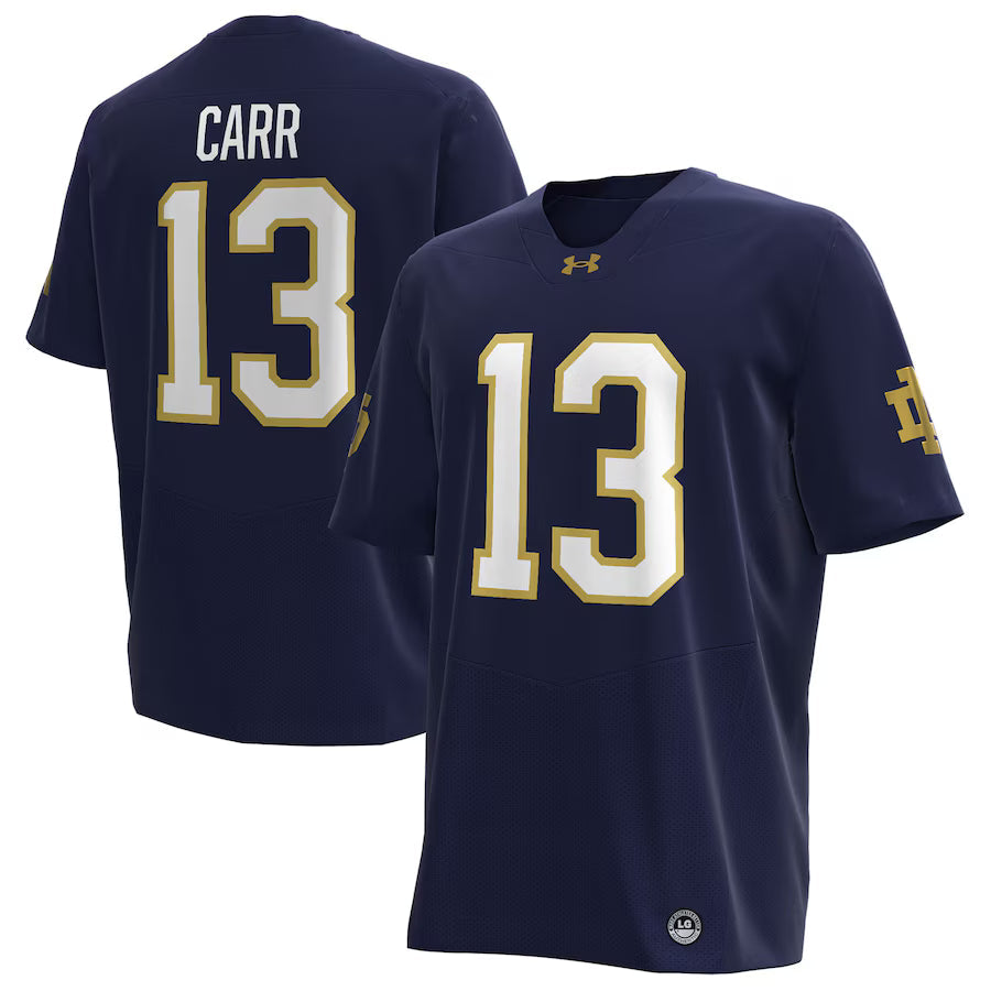 CJ Carr Notre Dame Fighting Irish Jersey - Navy product image 1