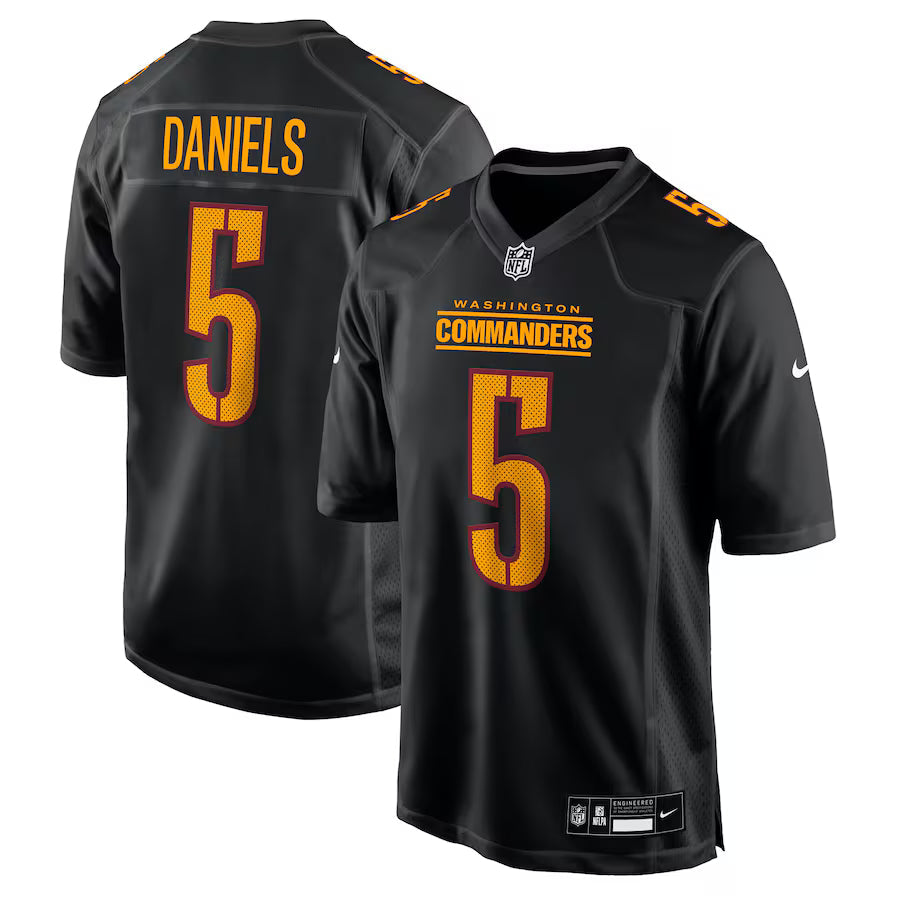 Jayden Daniels Washington Commanders Jersey - Carbon Black product image 1