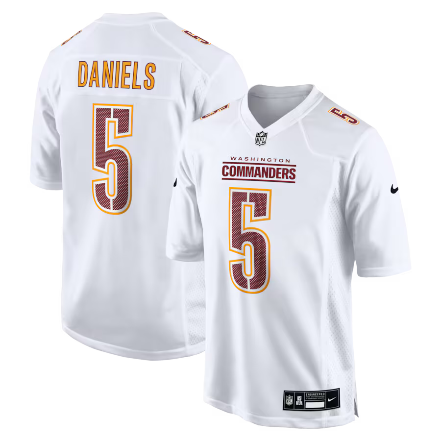 Jayden Daniels Washington Commanders Jersey - Tundra White product image 1