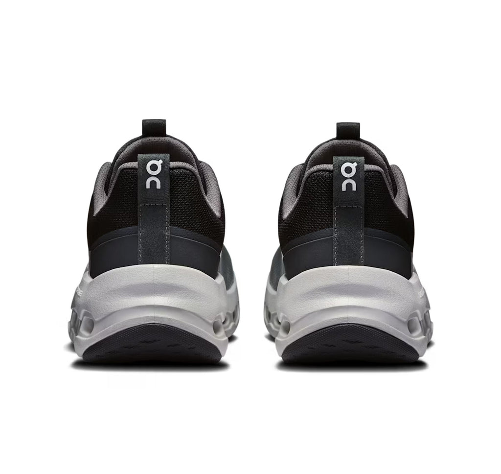 On Big Kids' Cloudleap Black/White Athletic Shoes product image 5, provided for visual reference and product detail review