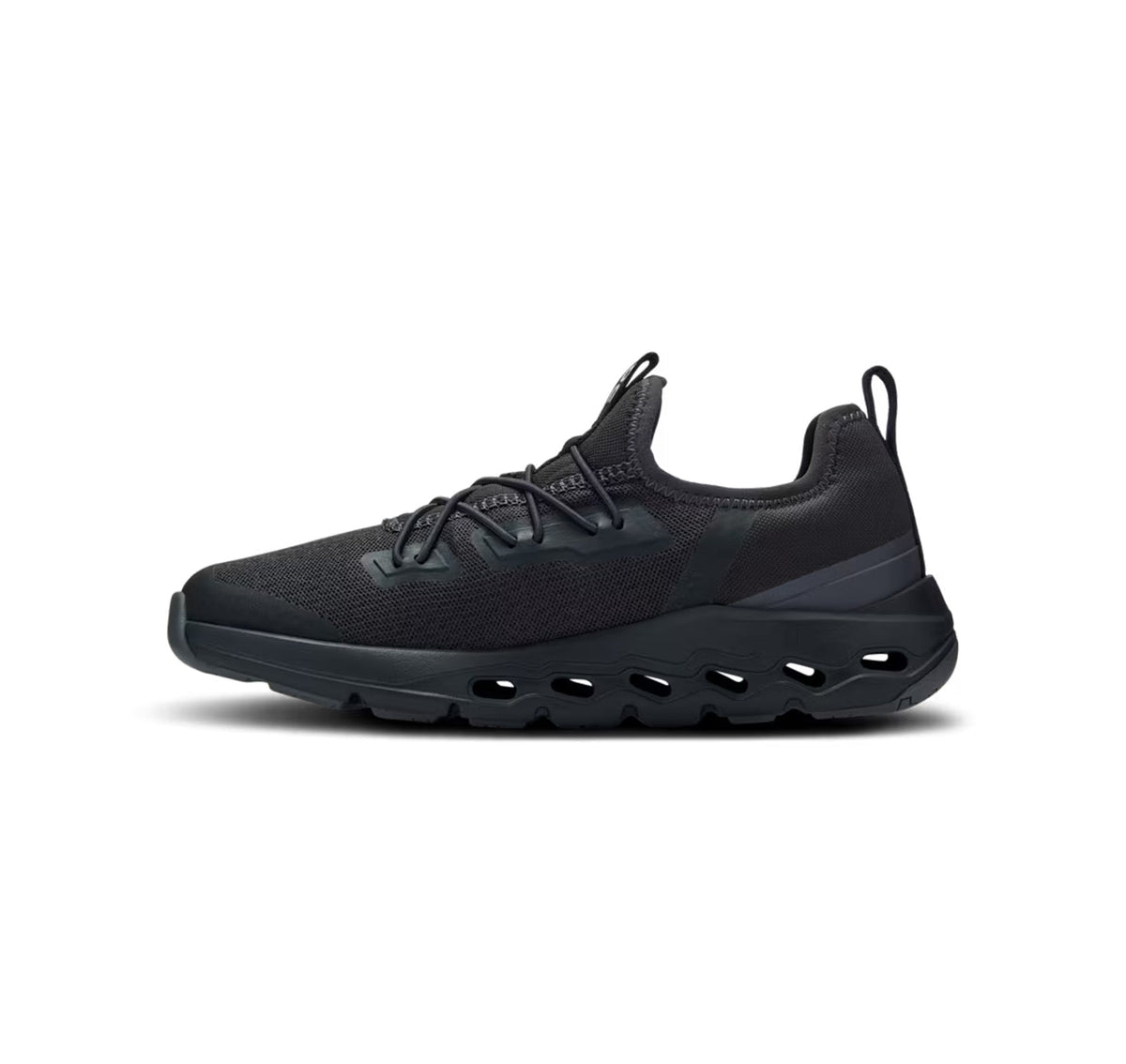 On Little Kids' Cloudleap Black/Eclipse Athletic Shoes product image 4, provided for visual reference and product detail