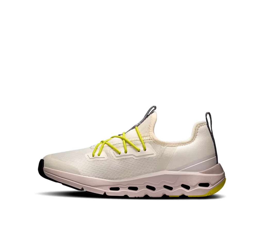On Little Kids' Cloudleap Ivory/Orchid Athletic Shoes product image 4, provided for visual reference and product detail