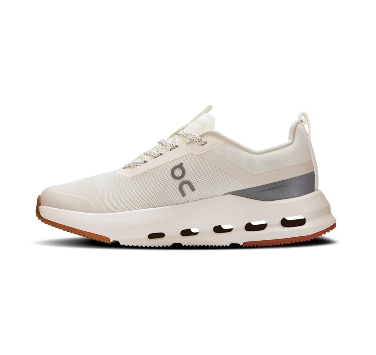 On Big Kids' Cloudnova Ivory/Apollo Athletic Shoes product image 4, provided for visual reference and product detail review