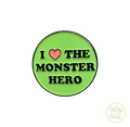The Toxic Avenger - I Love the Monster Hero Enamel Pin product image 1, provided for visual reference and product detail