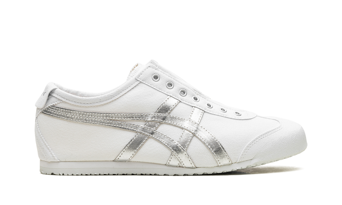 Onitsuka-tiger|mexico-66-slip-on-white-pure-silver-132384 product image 6, provided for visual reference and product detail