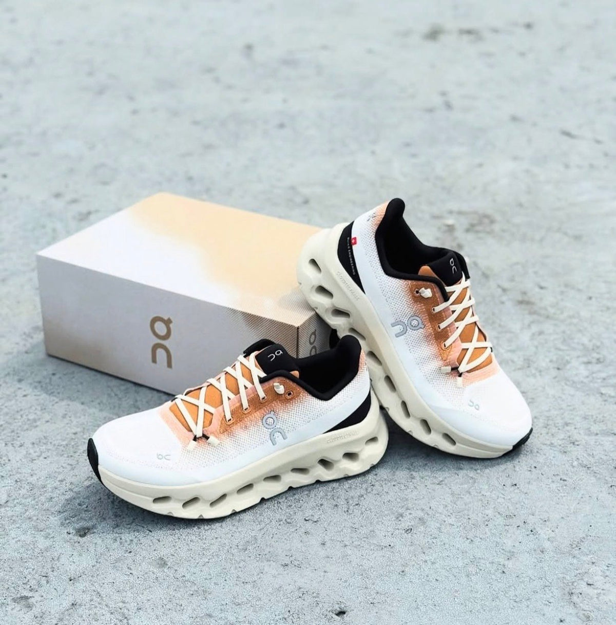 On Cloudtilt Ivory Almond Lifestyle Sneakers product image 2, provided for visual reference and product detail review