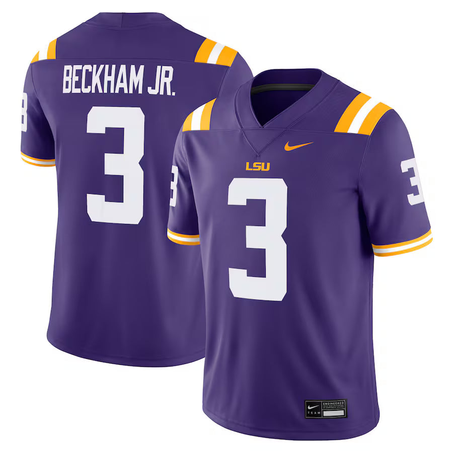 Odell Beckham Jr. LSU Tigers Alumni Jersey - Purple product image 1