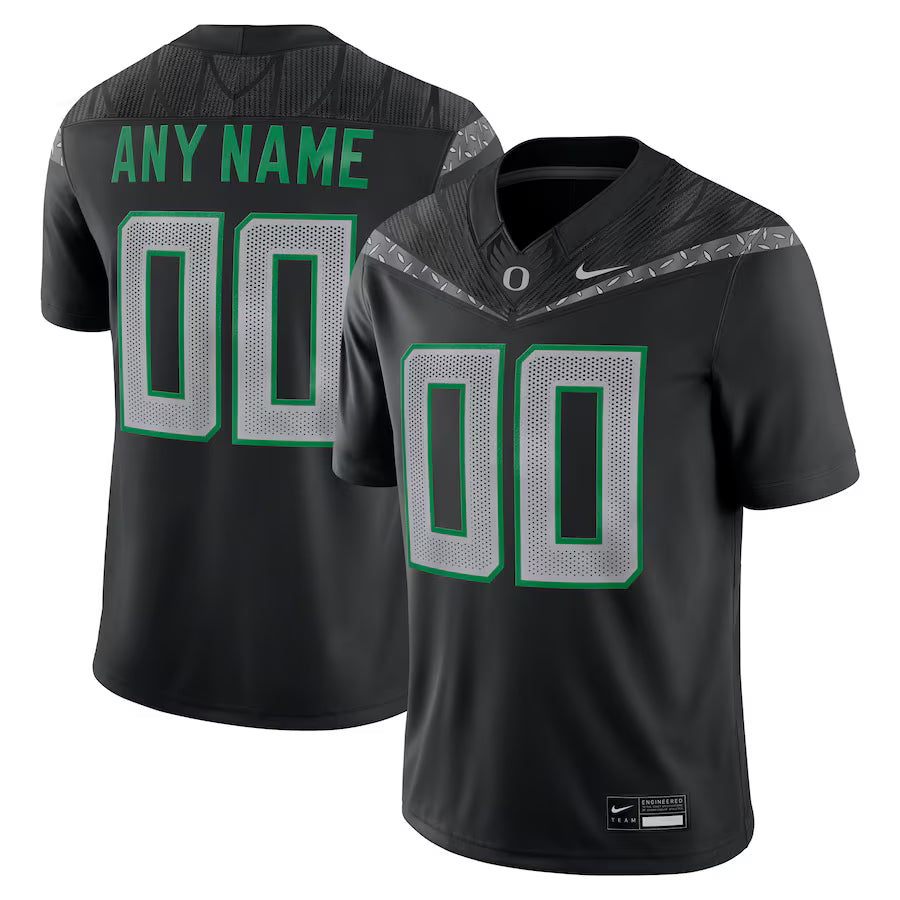 Custom Oregon Ducks Jersey - Black product image 1