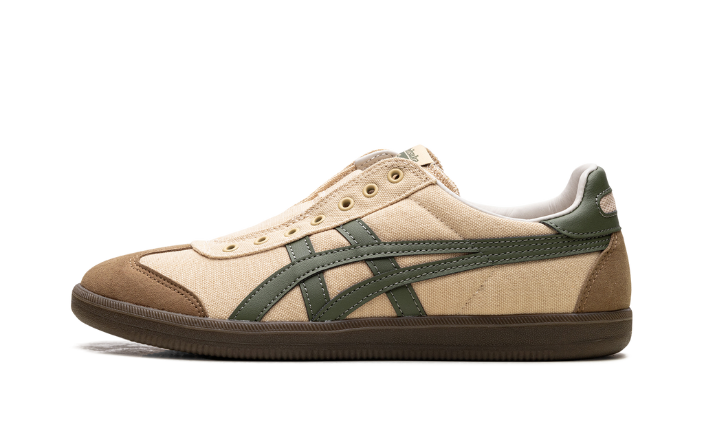 Onitsuka-tiger|tiger-tokuten-slip-on-beige-brown-green-140409 product image 1, provided for visual reference and product