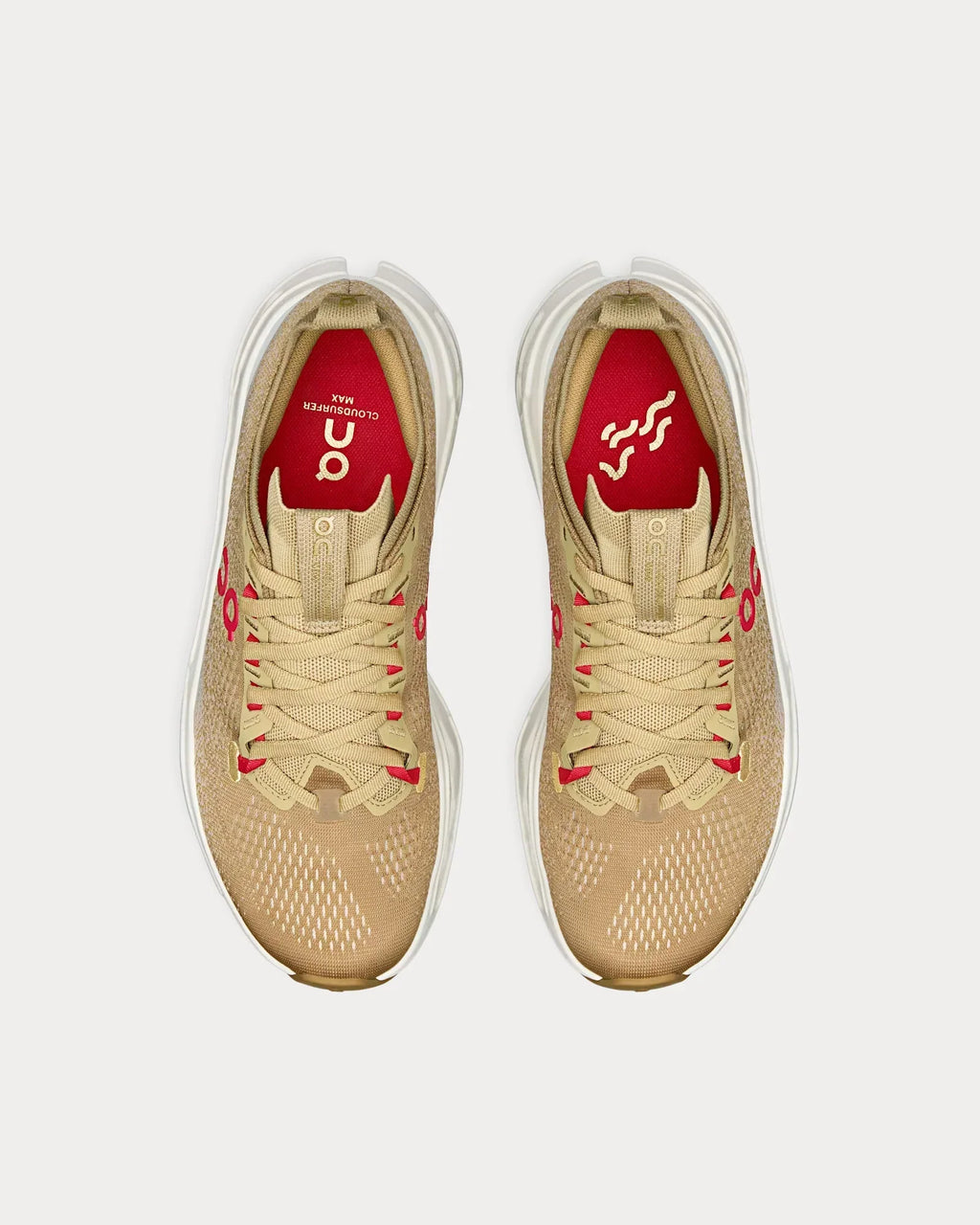 On Cloudsurfer Max Year of the Horse Chai/Ivory Running Shoes product image 5, provided for visual reference and product