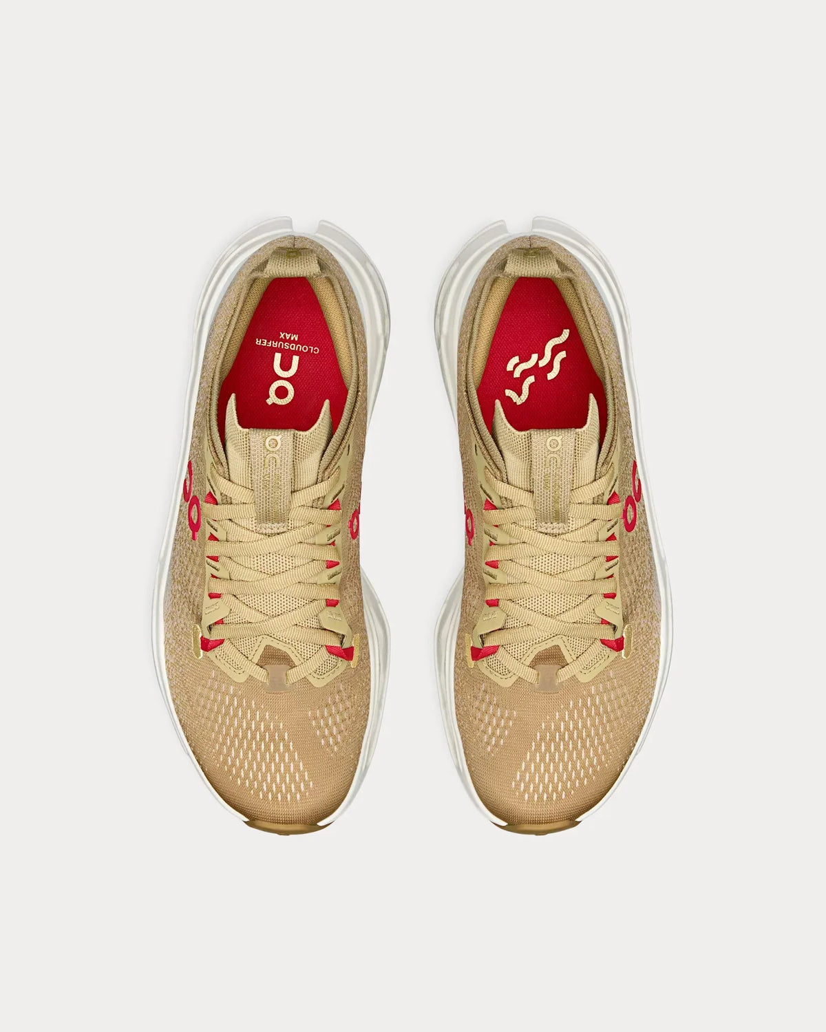 On Cloudsurfer Max Year of the Horse Chai/Ivory Running Shoes product image 5, provided for visual reference and product