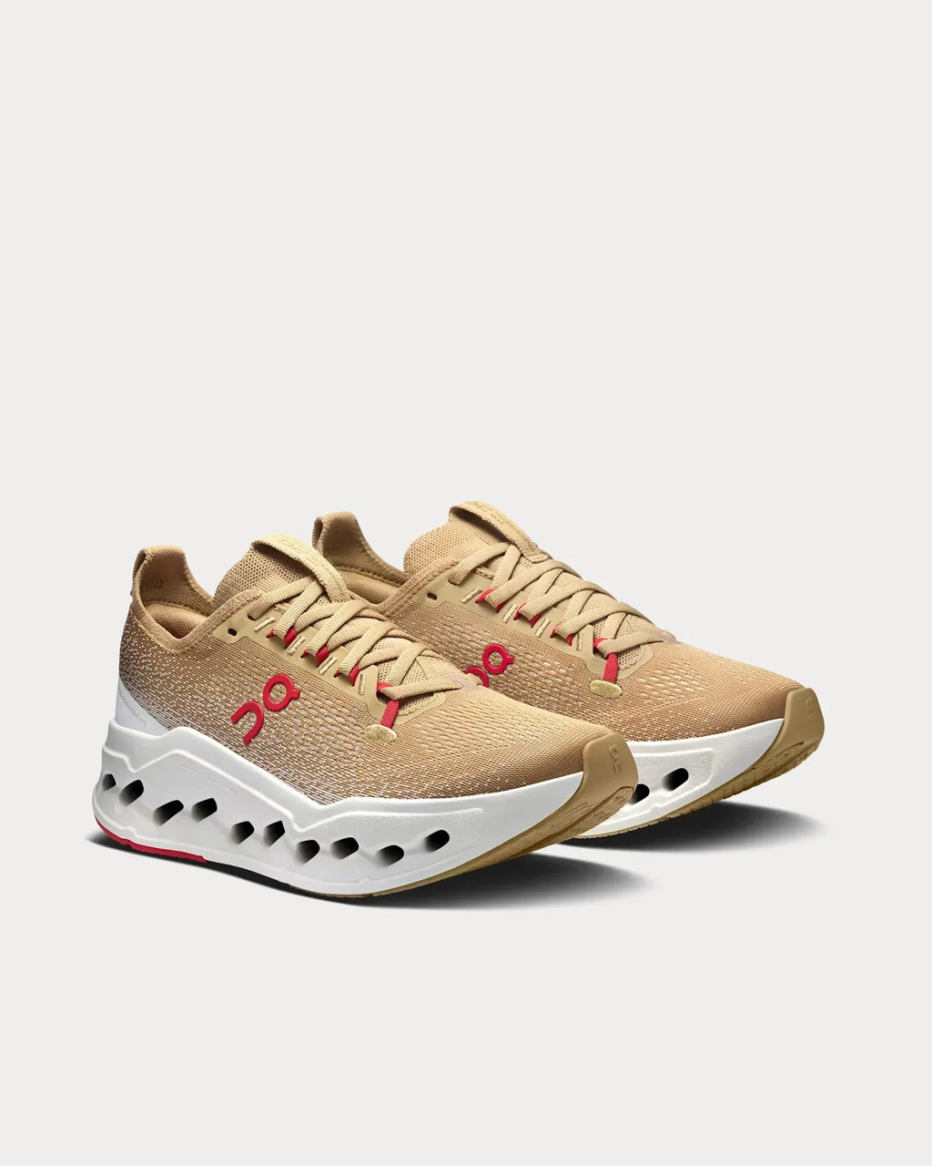 On Cloudsurfer Max Year of the Horse Chai/Ivory Running Shoes product image 4, provided for visual reference and product