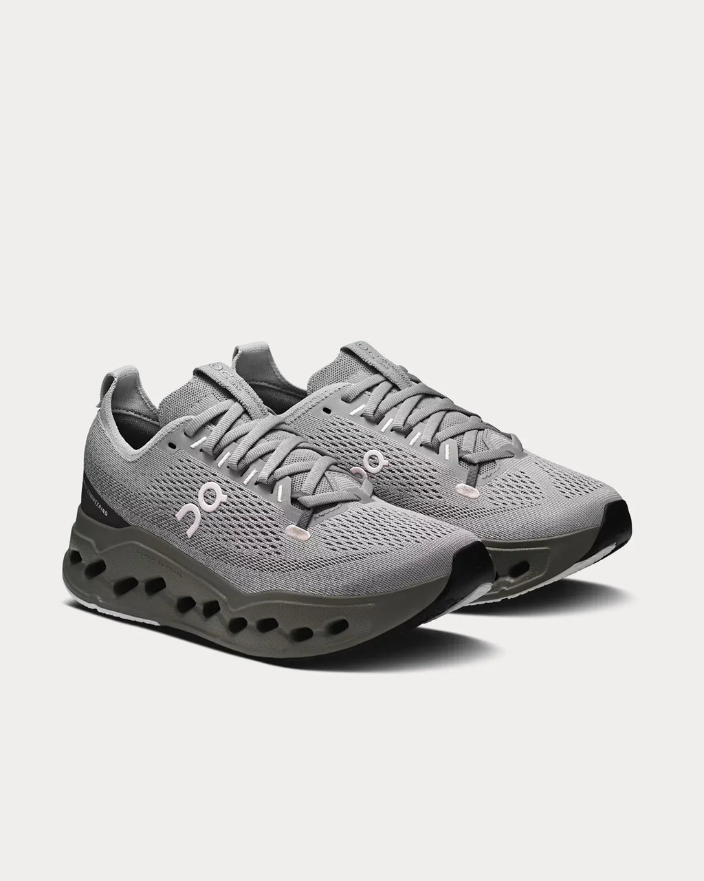 On Cloudsurfer Max Alloy Asphalt Running Shoes product image 2, provided for visual reference and product detail review