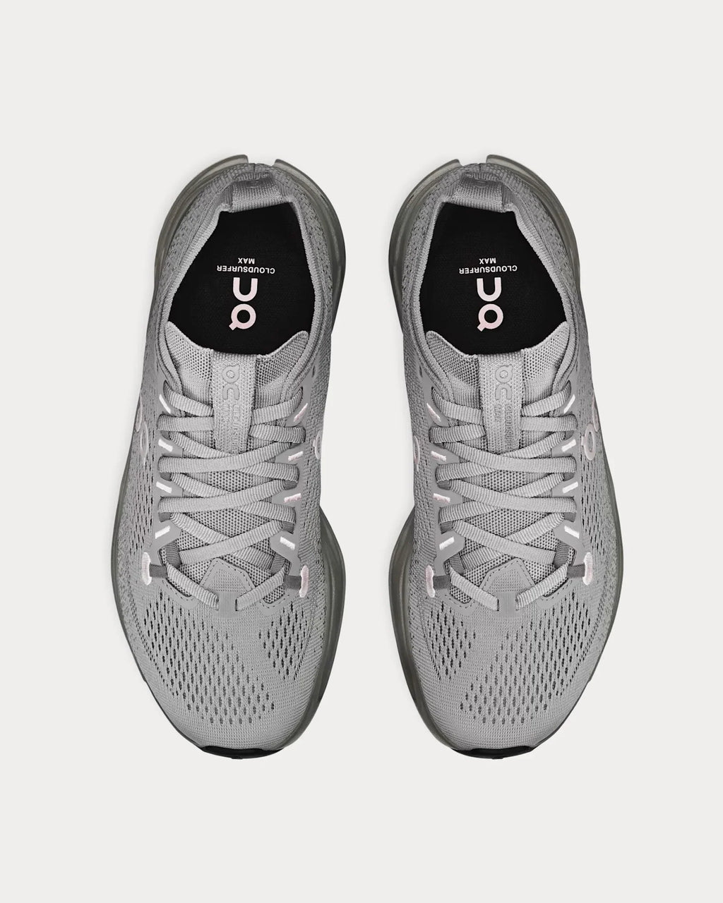 On Cloudsurfer Max Alloy Asphalt Running Shoes product image 1, provided for visual reference and product detail review