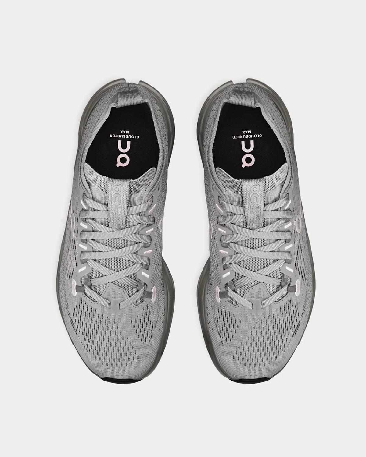 On Cloudsurfer Max Alloy Asphalt Running Shoes product image 1, provided for visual reference and product detail review