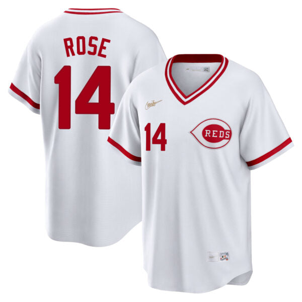 Pete Rose Cincinnati Reds Throwback Jersey - White product image 1
