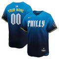 Custom Philadelphia Phillies City Connect Jersey – Blue product image 1