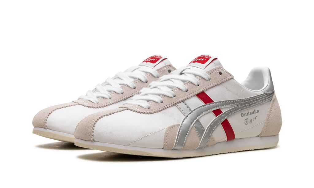 Onitsuka-tiger|runspark-white-silver-red-124796 product image 2, provided for visual reference and product detail review