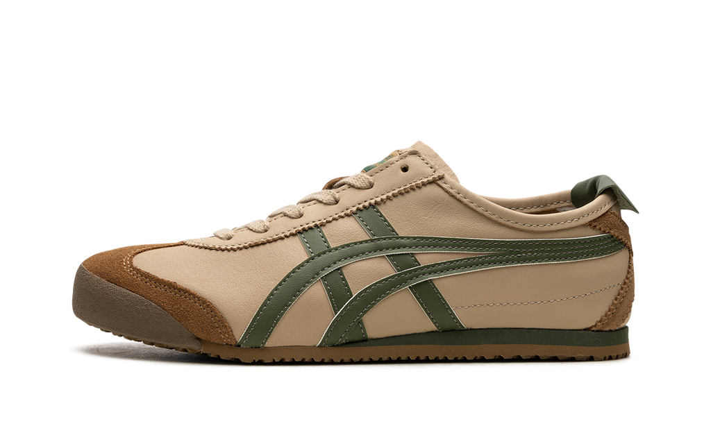 Onitsuka-tiger|mexico-66-beige-grass-green-121576 product image 1, provided for visual reference and product detail review