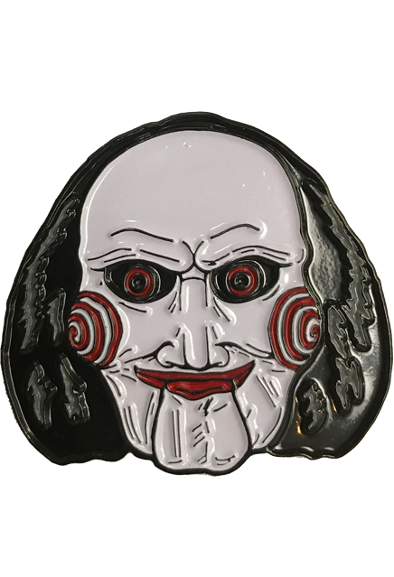 SAW Billy Puppet - Enamel Pin product image 2, provided for visual reference and product detail review