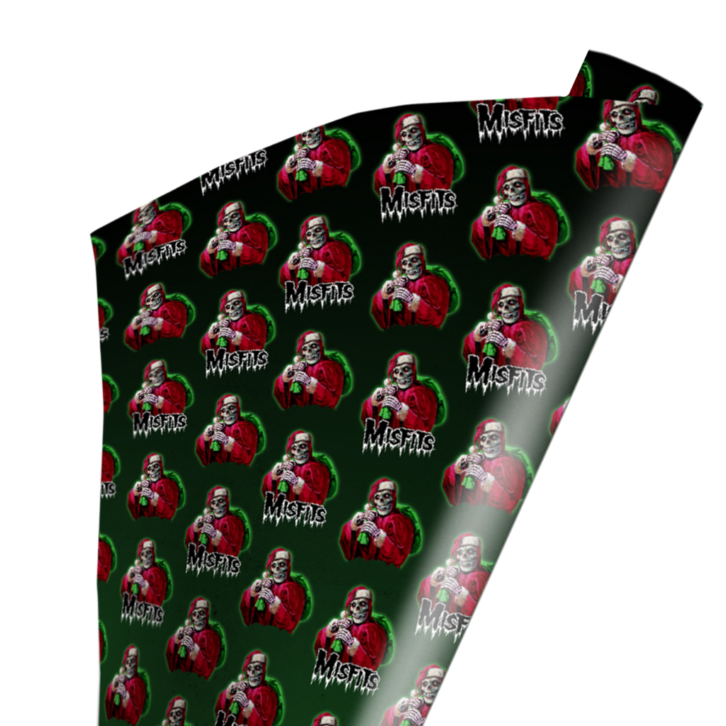 Misfits - Crimson Cringle Wrapping Paper product image 2, provided for visual reference and product detail review