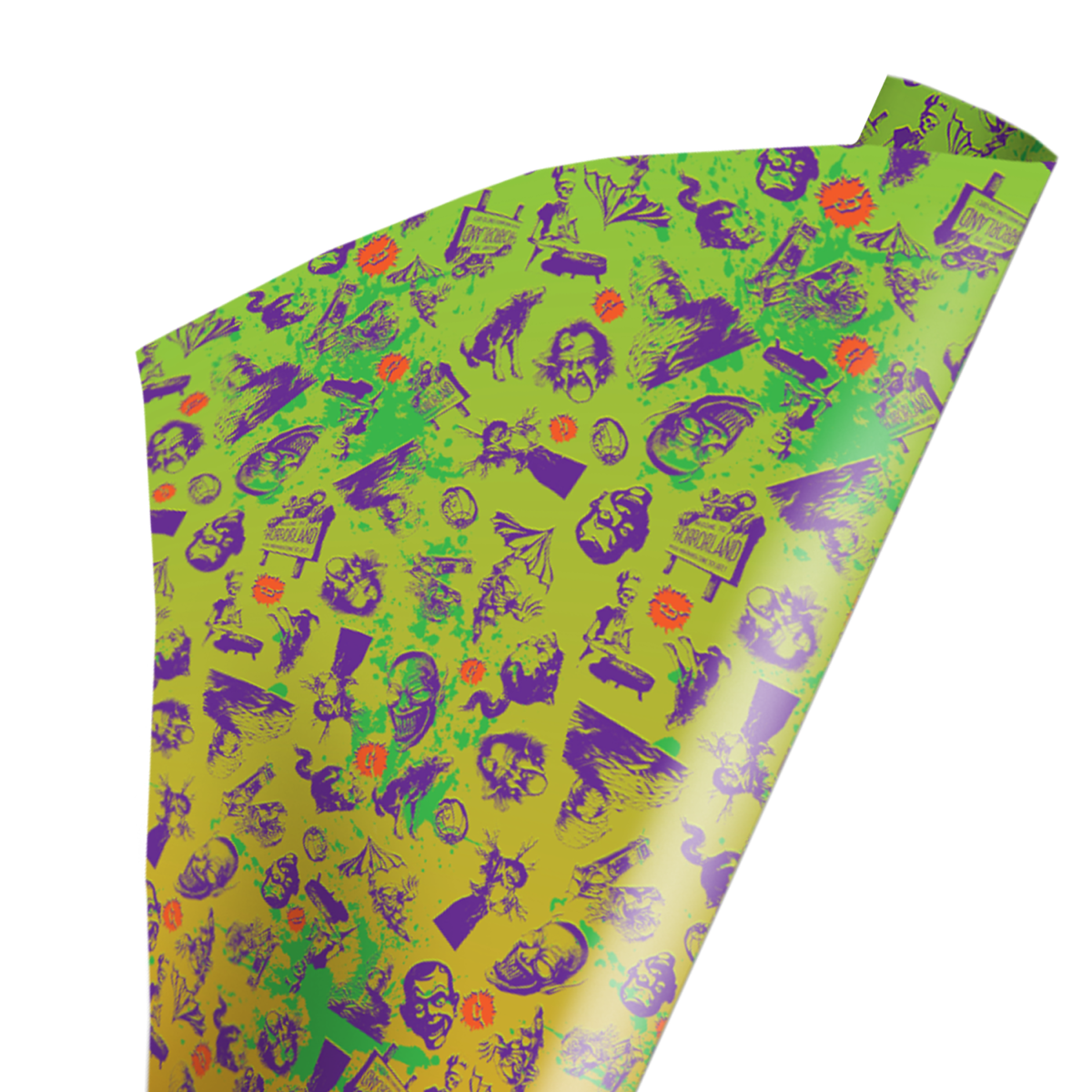 Goosebumps - Splatter Wrapping Paper product image 2, provided for visual reference and product detail review