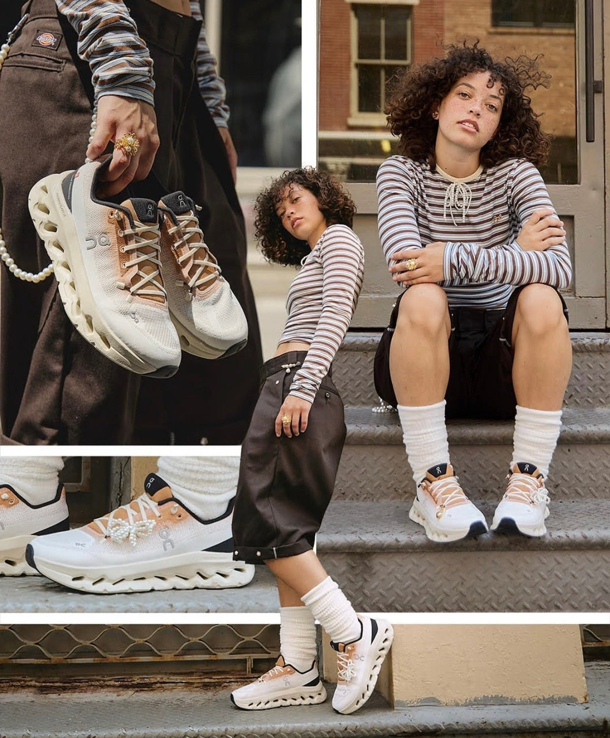 On Cloudtilt Ivory Almond Lifestyle Sneakers product image 4, provided for visual reference and product detail review