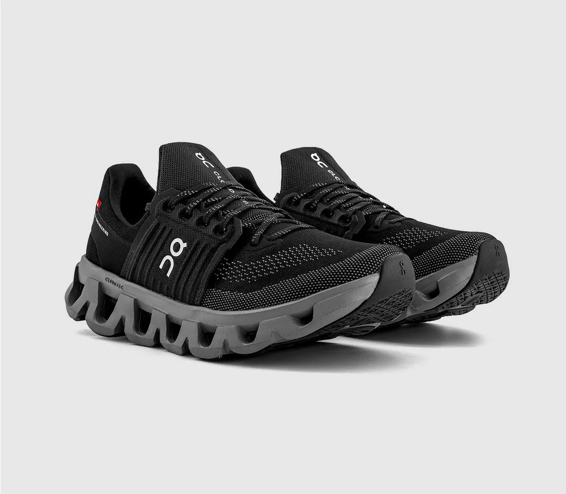 On Cloudswift 4 AD Black Rock Running Shoes product image 2, provided for visual reference and product detail review