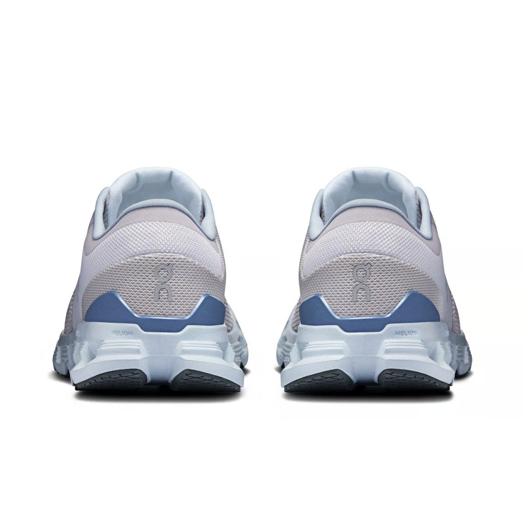 On Cloud X 4 Silver Chambray Training Shoes product image 1, provided for visual reference and product detail review