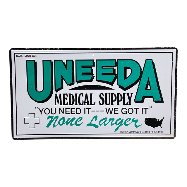 Return of the Living Dead - UNEEDA Medical Supply Metal Sign product image 2, provided for visual reference and product