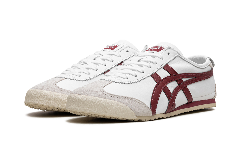 Onitsuka-tiger|mexico-66-white-burgundy-122961 product image 2, provided for visual reference and product detail review