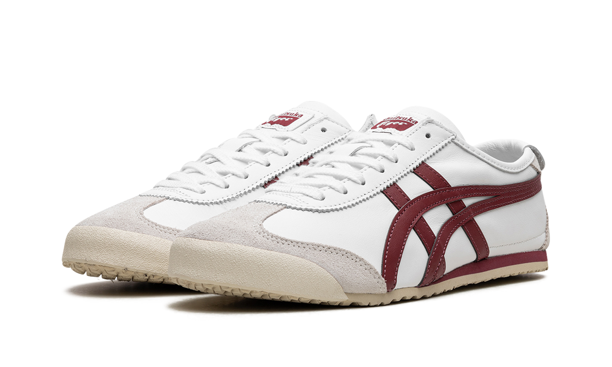 Onitsuka-tiger|mexico-66-white-burgundy-122961 product image 2, provided for visual reference and product detail review