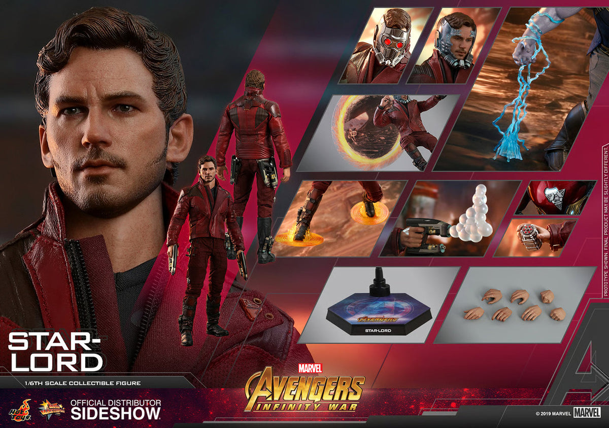 Hot Toys Star-Lord 1/6 Scale Action Figure product image 14, provided for visual reference and product detail review