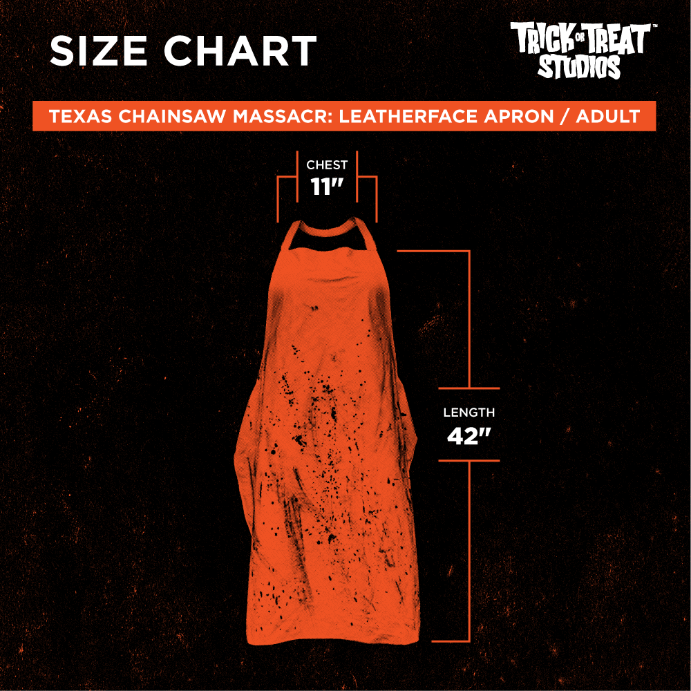 The Texas Chainsaw Massacre (1974) - Apron - Adult Size product image 2, provided for visual reference and product detail