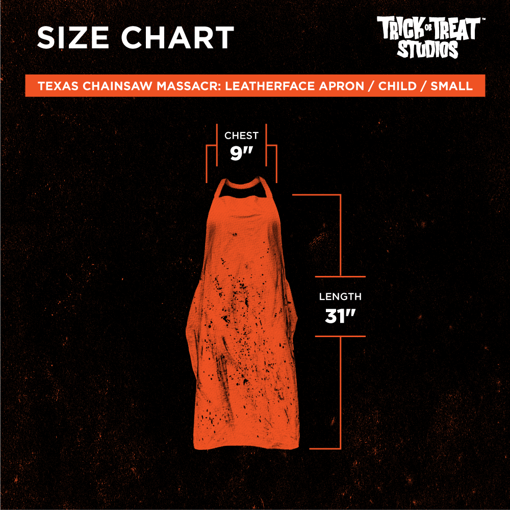 The Texas Chainsaw Massacre (1974) - Apron - Child Size product image 2, provided for visual reference and product detail